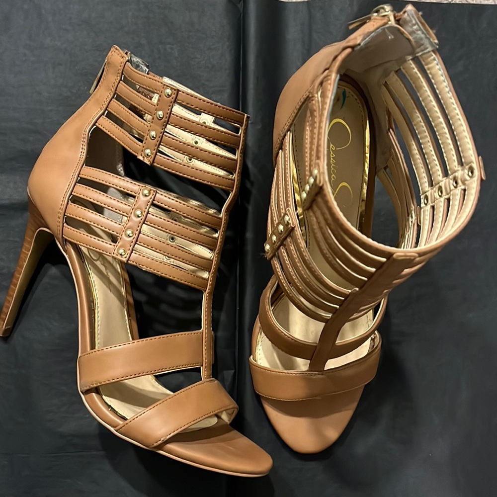 Jessica Simpson Zip Up Heels